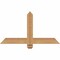 Ekena Millwork Eugene Smooth Timber Gable Bracket, Western Red Cedar, 36"W x 19"H x 1 1/2"D x 3 1/2"F, 13/12 Pitch GBW036X19X0204EUG00SWR - alternate 1